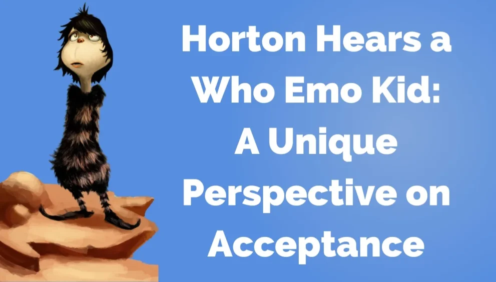 Horton Hears a Who Emo Kid