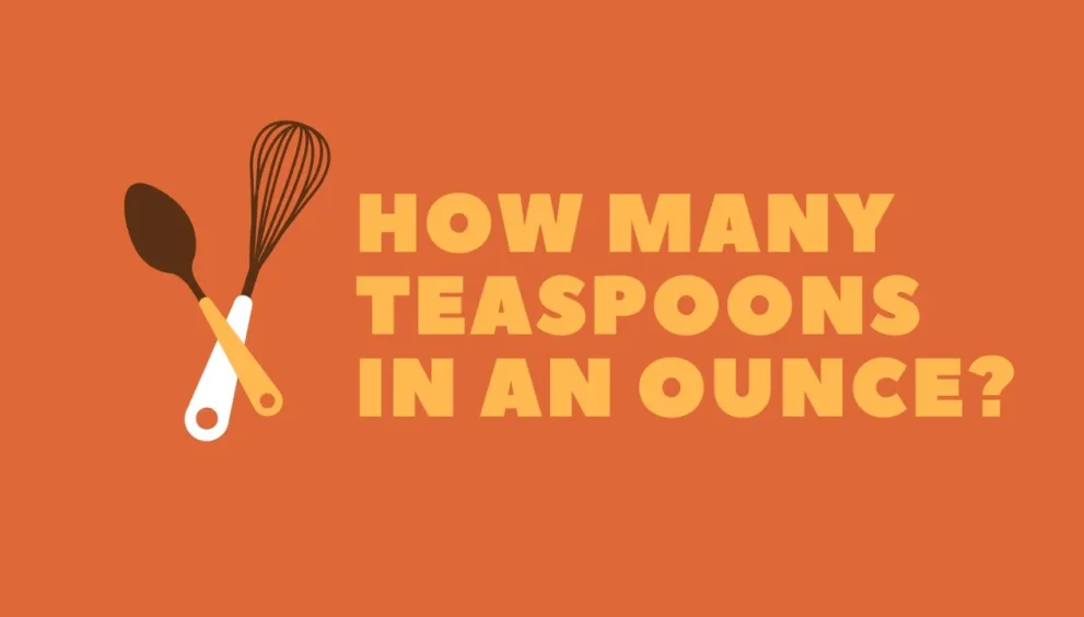 how many teaspoons in an ounce